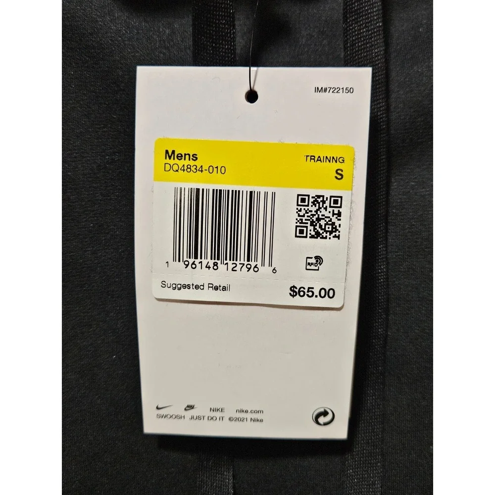Nike Therma-FIT Hooded Fitness Pullover, Black, Men's Size Small, DQ4834, NWT! - Picture 7 of 10
